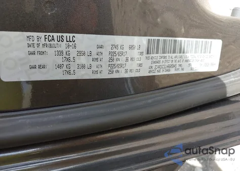 2017 Dodge Grand Caravan Sxt from USA, damaged, VIN 2C4RDGCG1HR605045